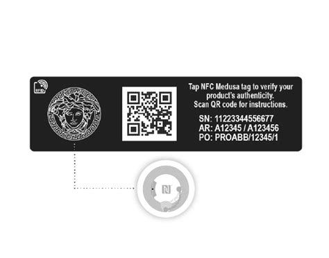 versace collection tag|Versace qr code.